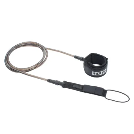 Leashes SUPIon SUP Leash Core pour cheville – Noir 2025