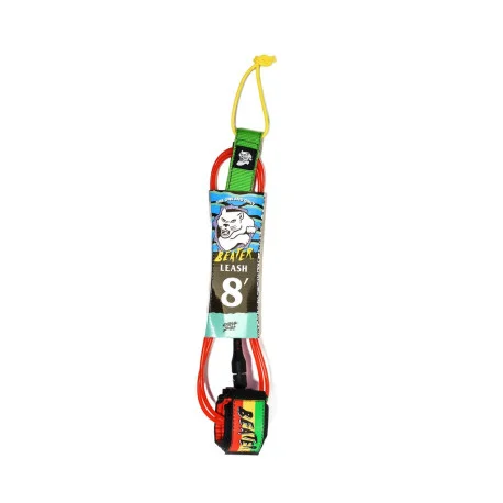 Leashes SurfCatch Surf 8.0 BEATER PRO COMP LEASH – Rasta