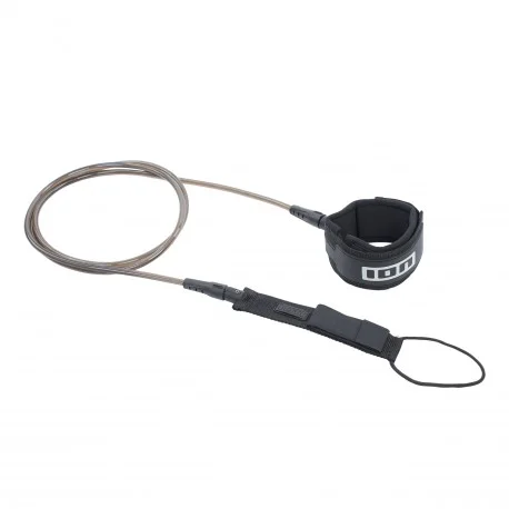 Leashes SurfIon Surf Leash Core pour cheville – Noir 2025