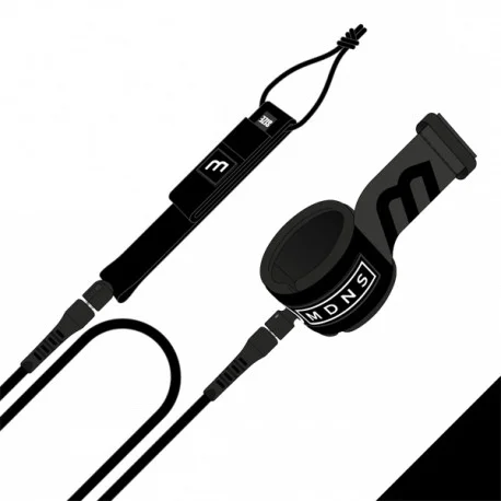 Leashes SurfMadness Regular leash BLACK 7mm