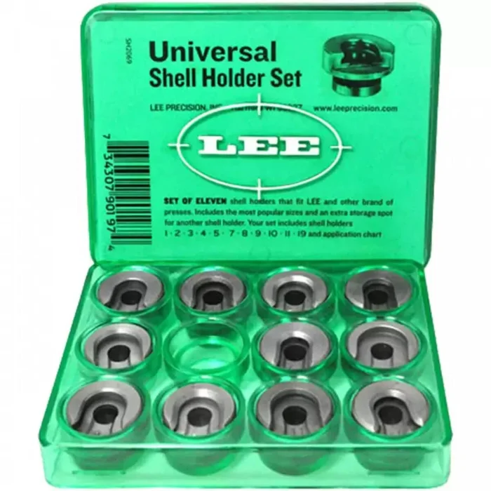 Lee Precision – Kit de 11 Shell Holders (support de douille) R-Type pour presse