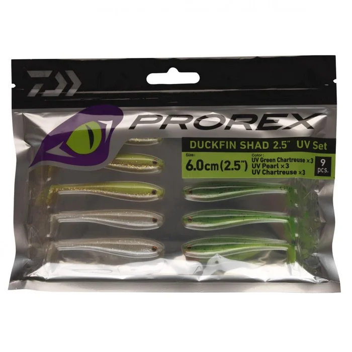 Leurre Souple Daiwa Prorex DuckFin Shad Mix 6cm