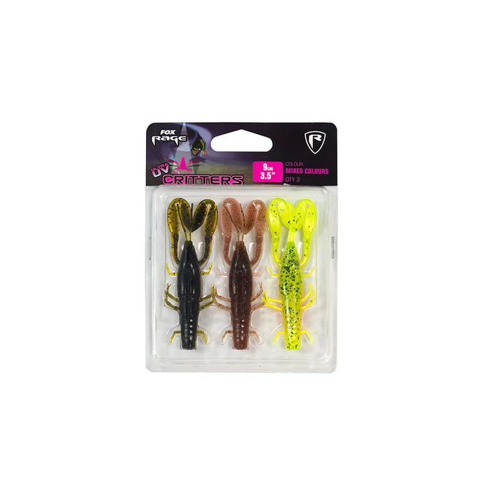 Leurre Souple Fox Rage Ultra UV Critters Mixed Color