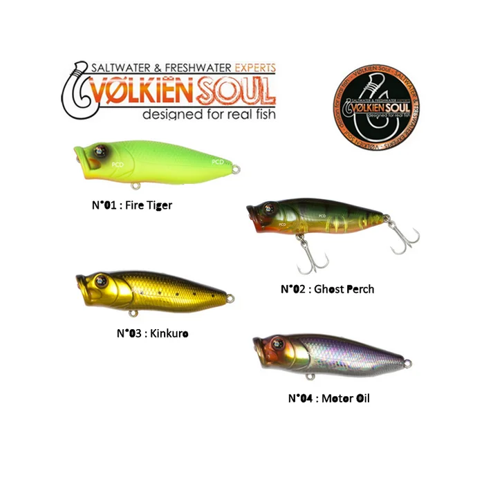 LEURRES DE SURFACE VOLKIEN SOUL POPPY 65
