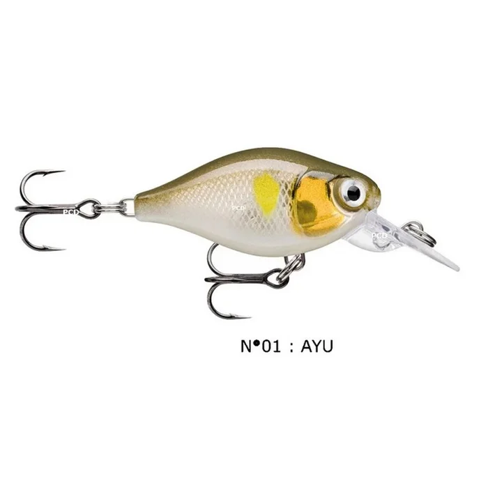 Leurres Flottant Rapala X-Light Crank Mid Runner 3.5cm