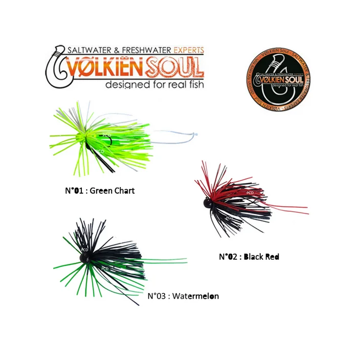 LEURRES MICRO RUBBER-JIG VOLKIEN SOUL KOI KOI 1.80G