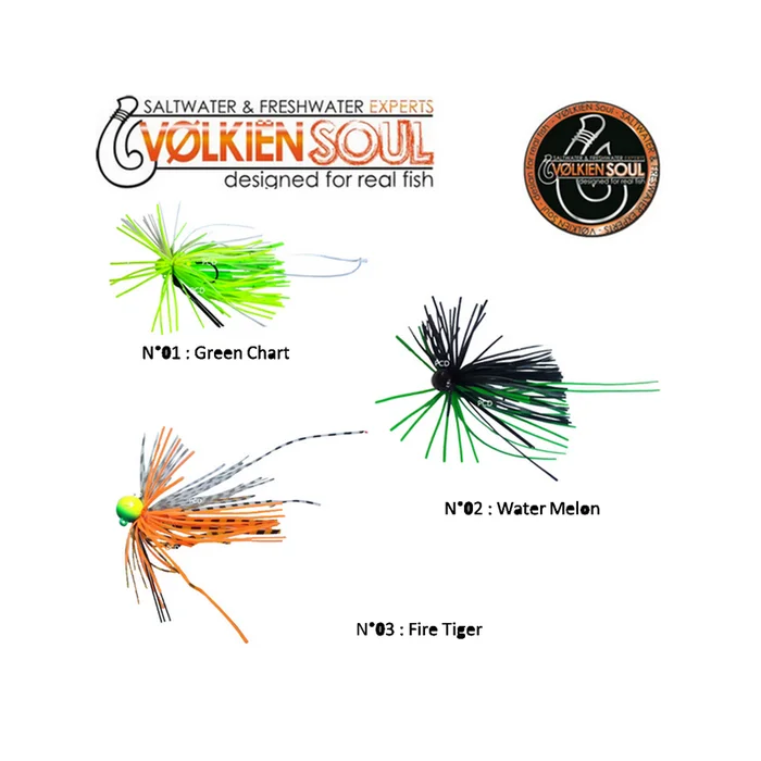 LEURRES MICRO RUBBER-JIG VOLKIEN SOUL KOI KOI 2.50G