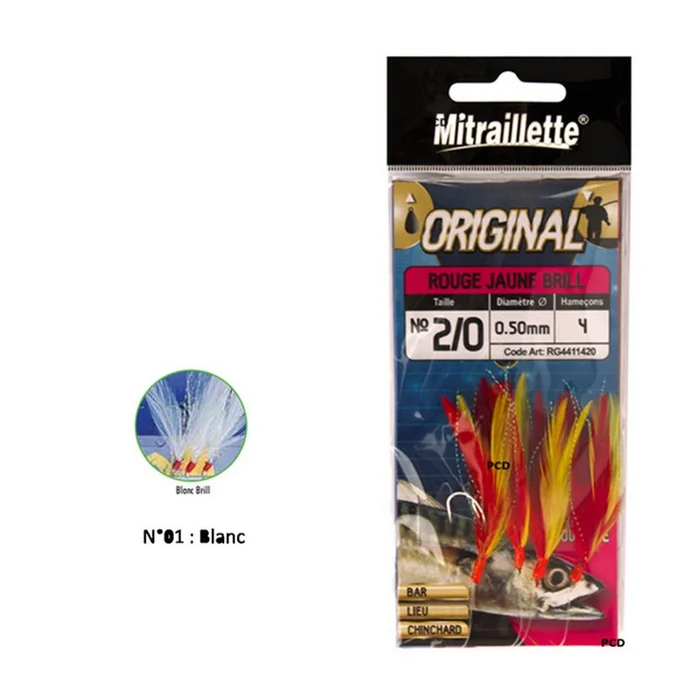 Leurres Ragot Mitraillette Original 7L N°3-0 Sur 0.70MM