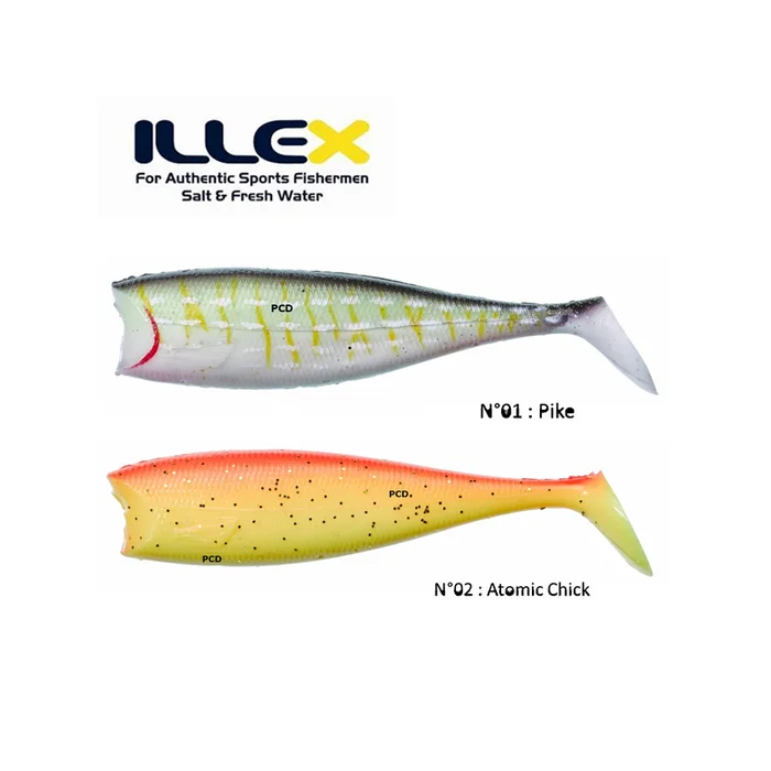 Leurres Souples Coulant Illex Nitro Shad 150 UV Pack Par 28