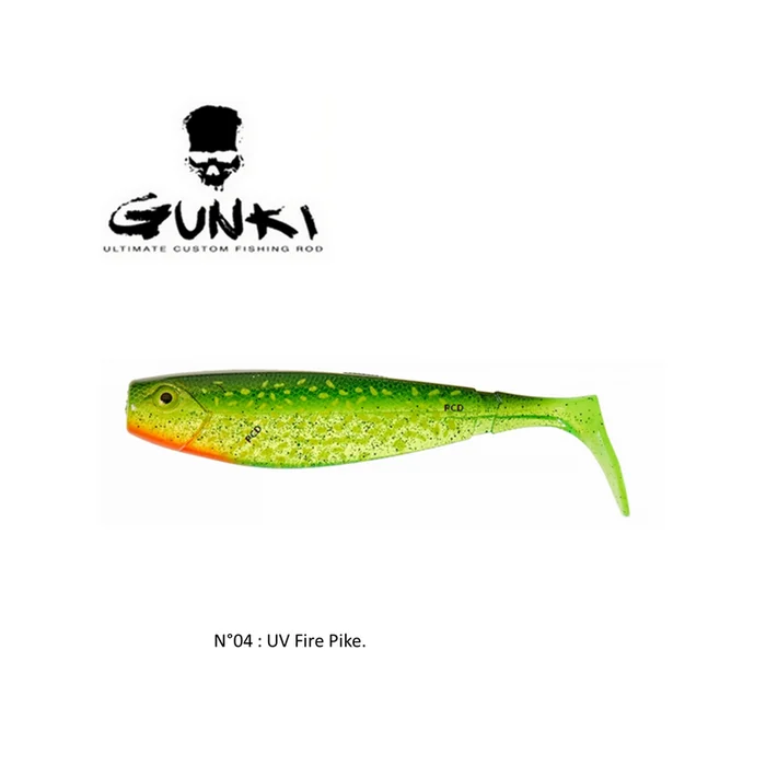 LEURRES SOUPLES GUNKI G BUMP GHOST 140 14CM PAR 24