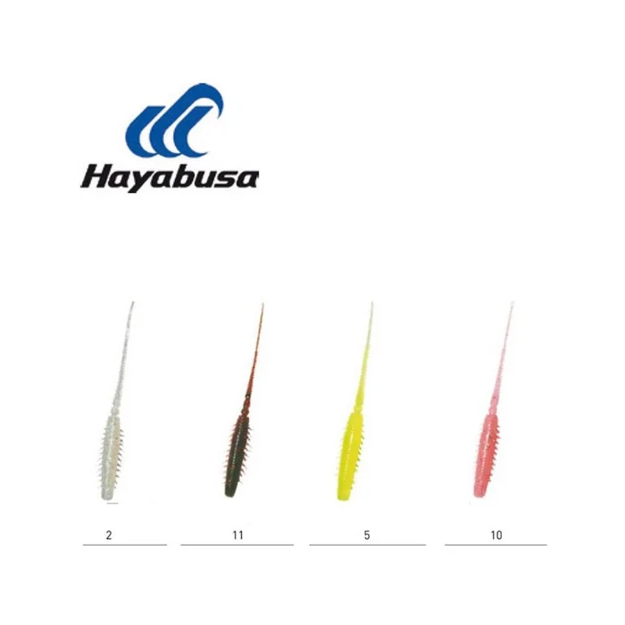 LEURRES SOUPLES HAYABUSA FS304 2.5 POUCES PAR 6
