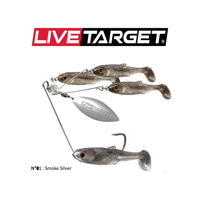 LEURRES SOUPLES LIVE TARGET BAITBALL SPINNER RIG 11G