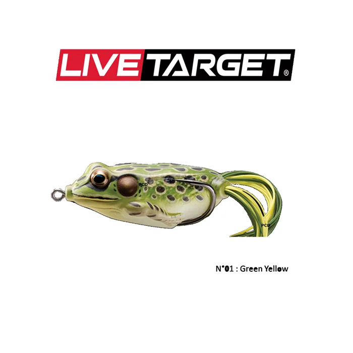 LEURRES SOUPLES LIVE TARGET FROG 5.5CM