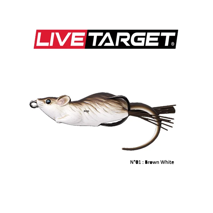 LEURRES SOUPLES LIVE TARGET MOUSE 9CM