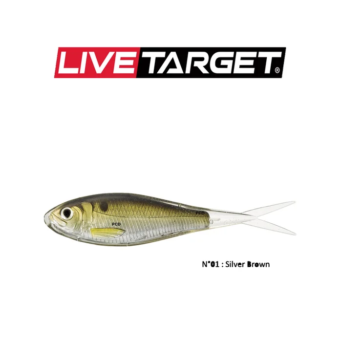 LEURRES SOUPLES LIVE TARGET SKIP SHAD 9CM