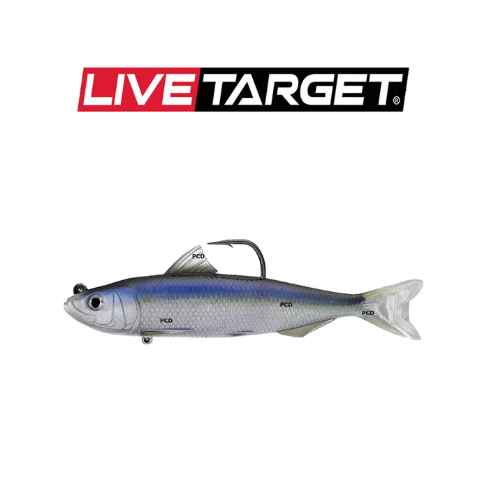 LEURRES SOUPLES LIVE TARGET SWIMBAIT SPANISH 11.5CM