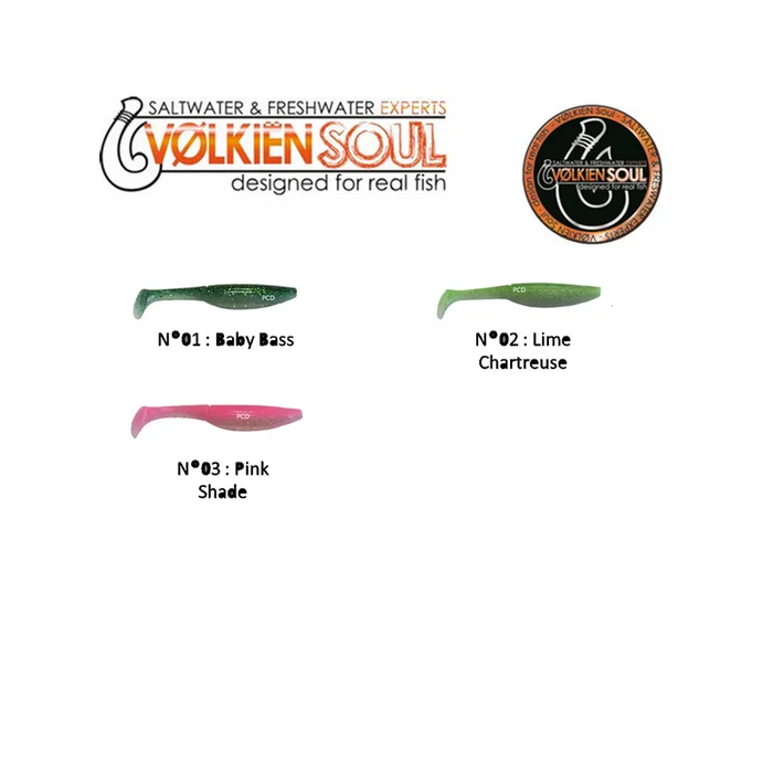 LEURRES SOUPLES VOLKIEN SOUL TALION 100MM PAR 10