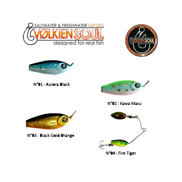LEURRES SPINNERBAIT VOLKIEN SOUL MINI HURRICANE SB 5G