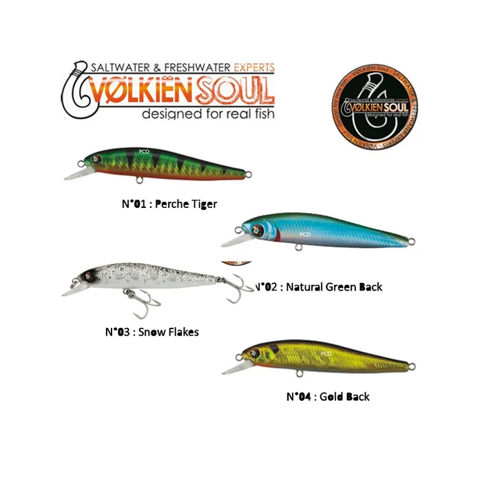 LEURRES SUSPENDING VOLKIEN SOUL OPTIK SHAD 70
