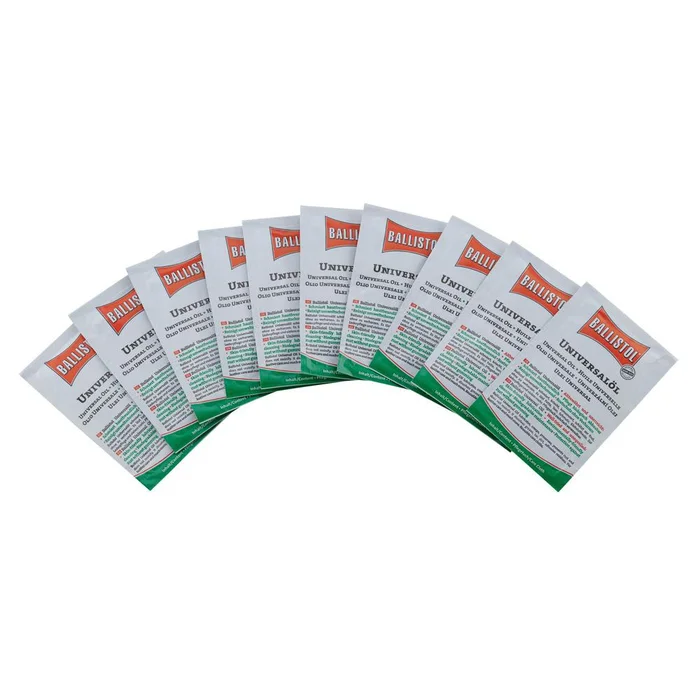 Lingettes Huile Universelle Ballistol – Boîte de 10 – Nettoyage et Protection Rapide – Polyvalence et Efficacité