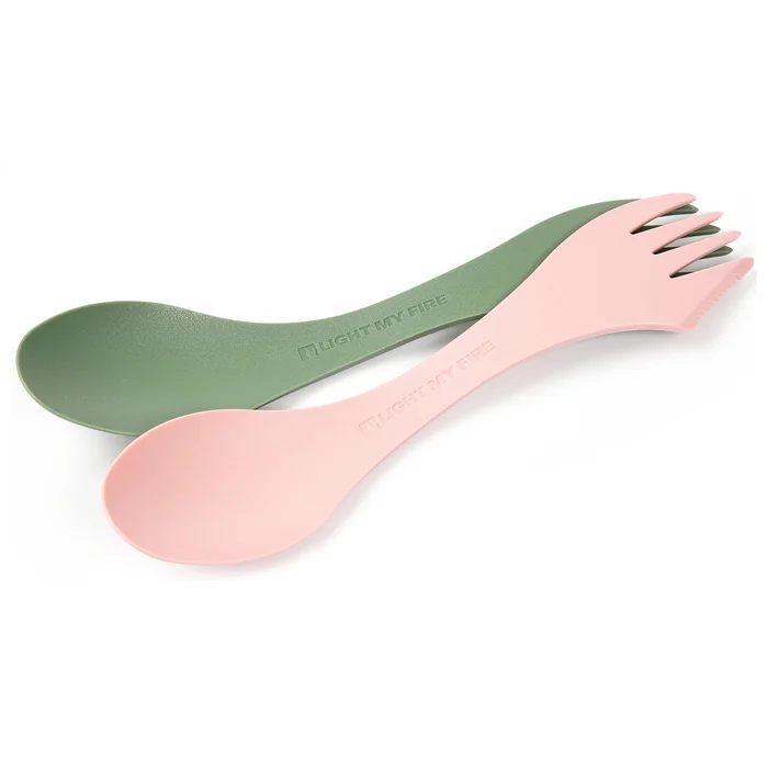 LMF2412411313 – Light my fire Set de 2 sporks bioplastic Sandy Green/Dusty Pink