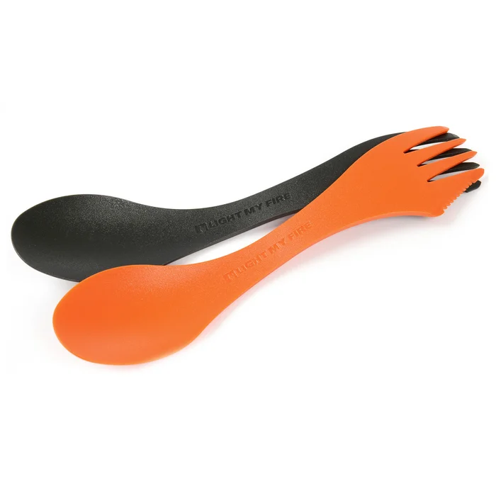 LMF2412411513 – Light my fire Set de 2 sporks bioplastic Rusty Orange/Slaty Black