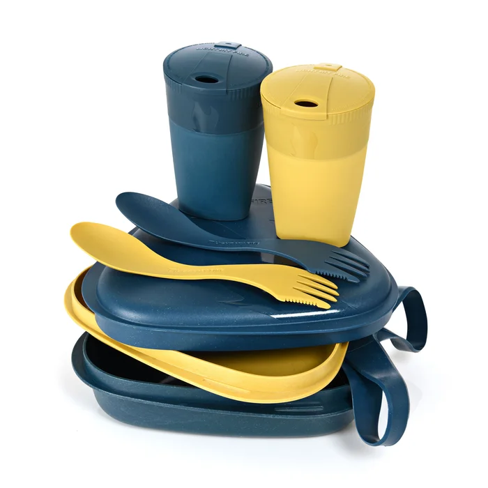LMF2506811440 Light My Fire Pack&rsquo;n eat kit bioplastic Musty Yellow et Hazy blue