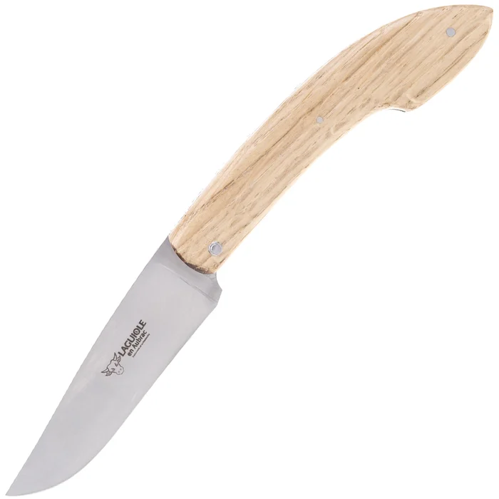 LO513VCCHET – 50 LAGUIOLE EN AUBRAC couteau 3 Evêques chêne avec étui cuir