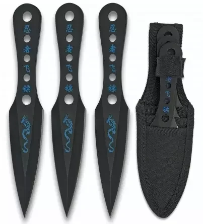 Lot 3 couteaux de lancer 16,5cm – Couteau de jet