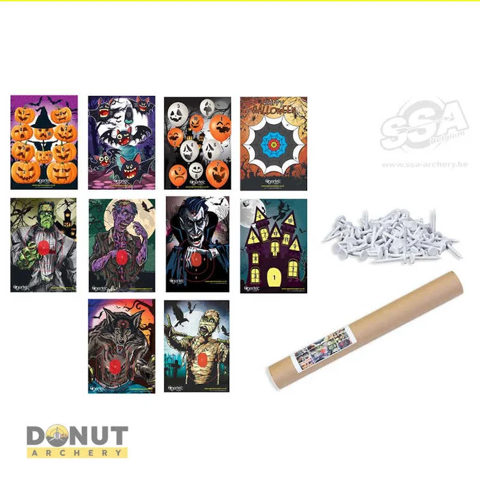 Lot De 10 Blason tir à l’arc Loisir Egertec Halloween