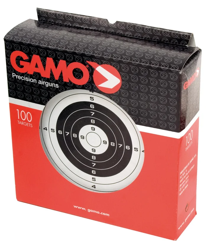 Lot de 100 cibles cartons 14 x 14 cm GAMO