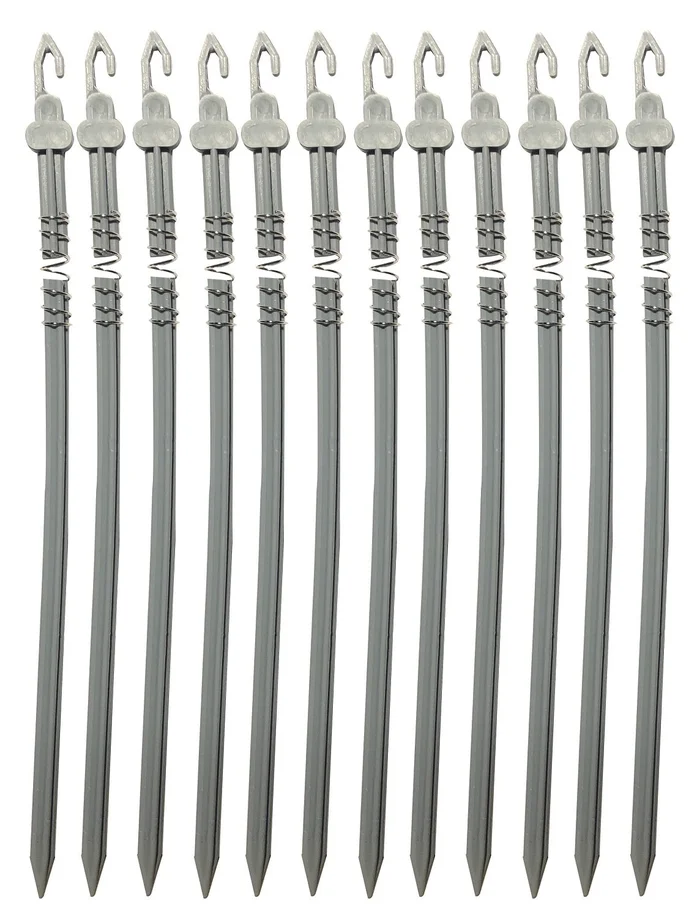 Lot de 12 piquets à ressort pour formes
