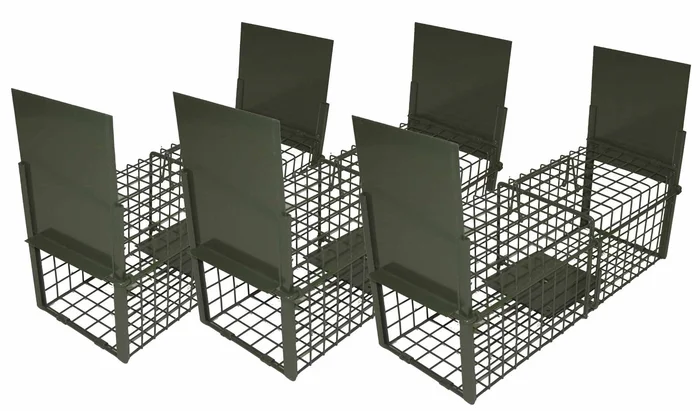 Lot de 3 ratières de passage