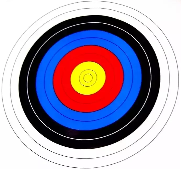Lot de 5 cibles 40cm arme de lancer cible