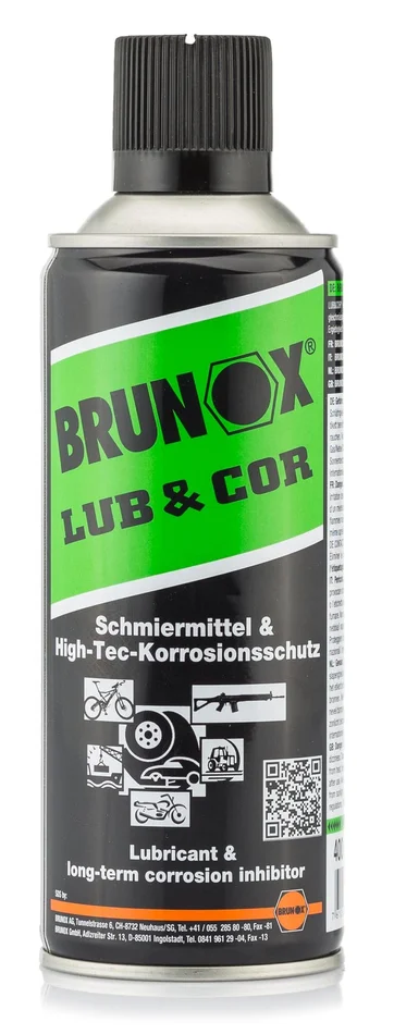 Lubrifiant Lub & Cor en aérosol Brunox 400 ml