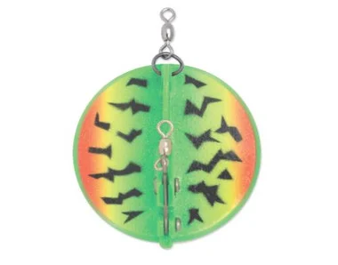 Luhr Jensen Dipsy Diver – Everglo Batman Fire Tiger/Sparkle – 4 7/8&Prime;