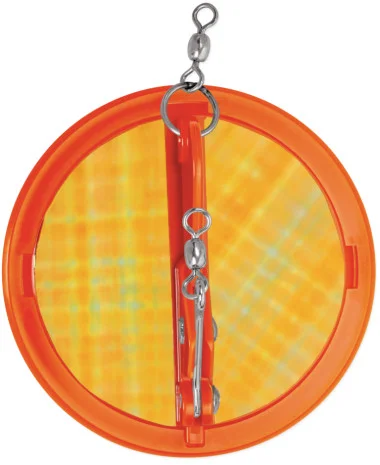 Luhr Jensen Dipsy Diver – Feu / Fond argenté Moonjelly – 4 7/8&Prime;