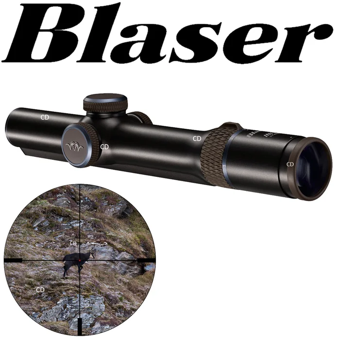 LUNETTE BLASER INFINITY 1-7X28 IC RETICULE 4A LUMINEUX