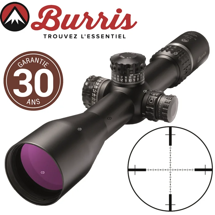 LUNETTE BURRIS XTREME TACTICAL XTR 2 3-15×50 RETICULE G2B Mil-Dot