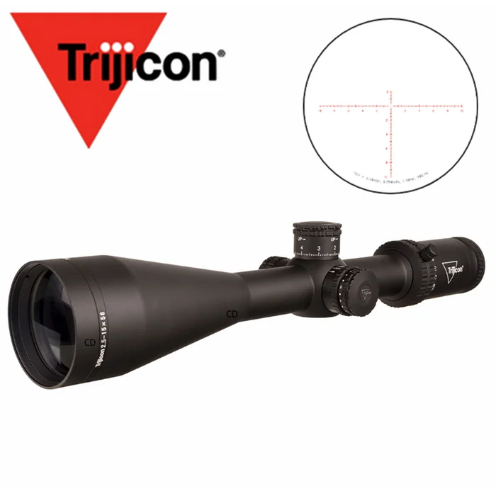 LUNETTE TRIJICON CREDO 2.5-15X56MM MRAD Dot Rouge