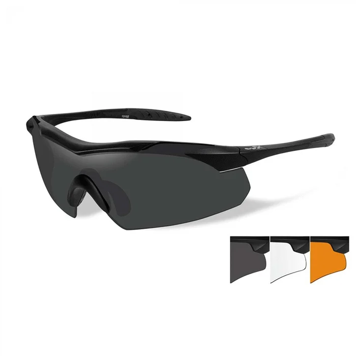 Lunettes de protection balistique Vapor 2,5 + verres fumé/incolore/orange