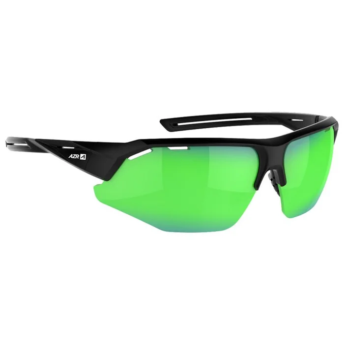 Lunettes de soleil AZR Galibier Mat Noir Irisé Vert Photochromic