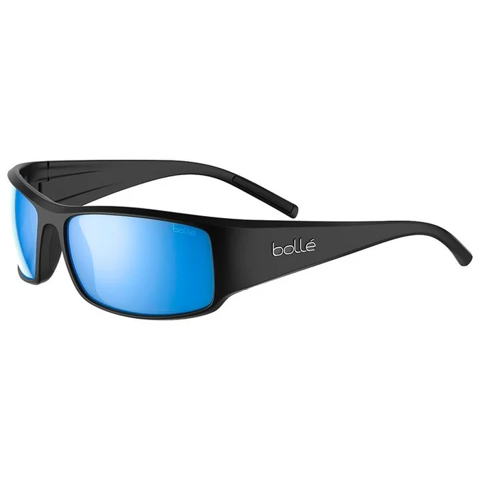 Lunettes de soleil Bollé King Black Matte Sky Blue Polarized