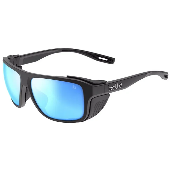 Lunettes de soleil Bollé Pathfinder Black Matte Sky Blue Polarized
