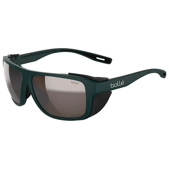 Lunettes de soleil Bollé Pathfinder Forest Black Matte Solace4 Brown Gun