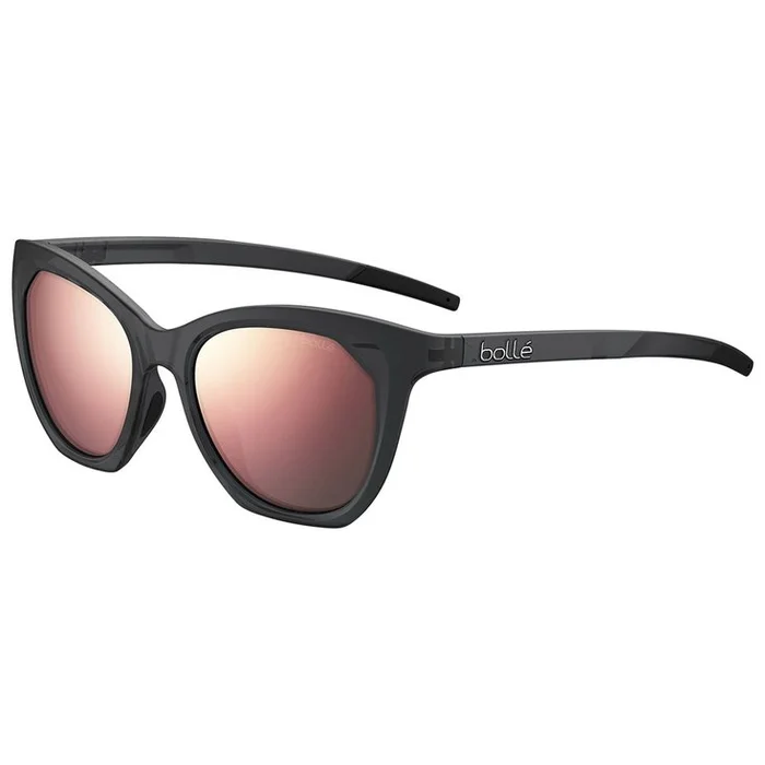 Lunettes de soleil Bollé Prize Black Crystal Matte HD Polarized Brown Pink