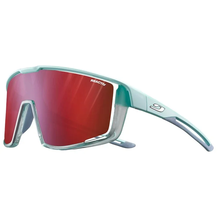 Lunettes de soleil Julbo Fury Translucide Brillant Bleu Clair Reactiv High Contrast 0-3