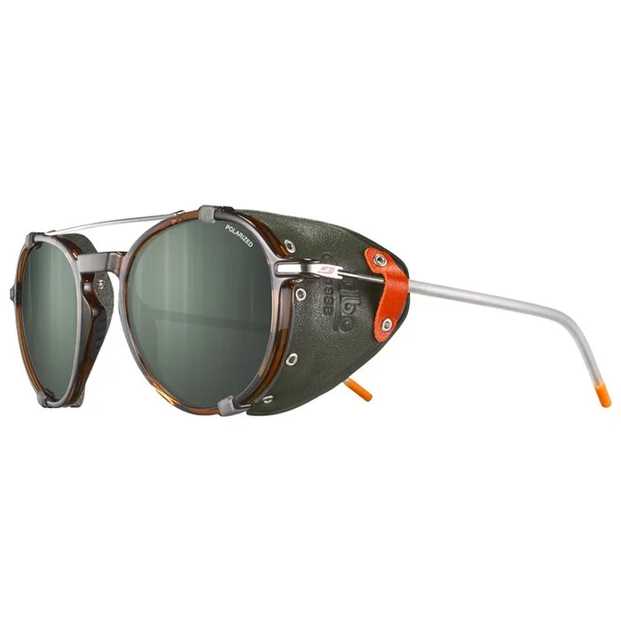 Lunettes de soleil Julbo Legacy Translucide Brillant Marron Kaki Orange Spectron 3 Polarized
