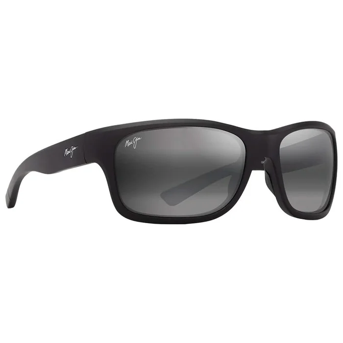 Lunettes de soleil Maui Jim Ano Nui Matte Black Neutral Grey Mineral Superthin