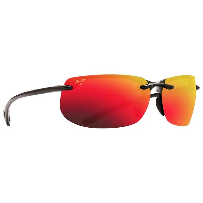 Lunettes de soleil Maui Jim Banyans Noir Brillant Hawaii Lava